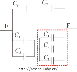 Označení kondenzátorů 1, 2, 3
